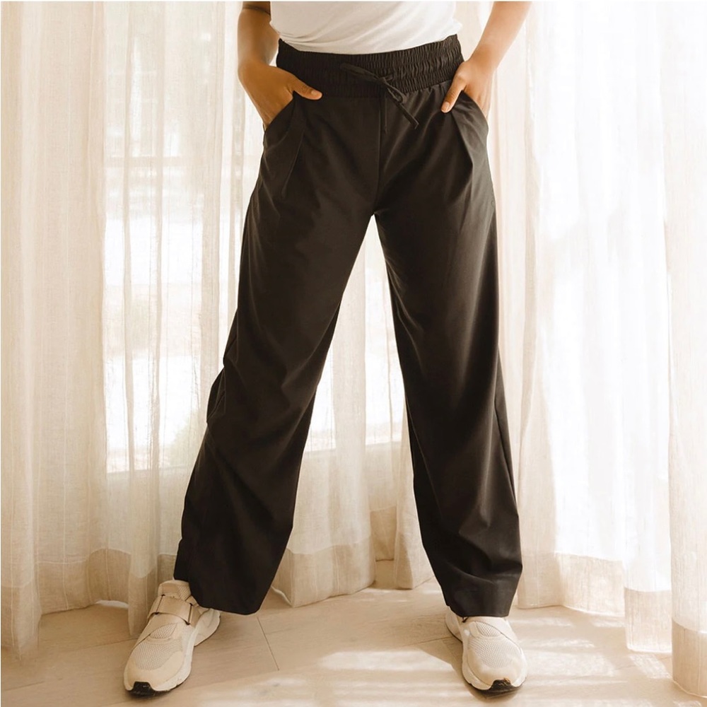 albion fit wide leg trousers